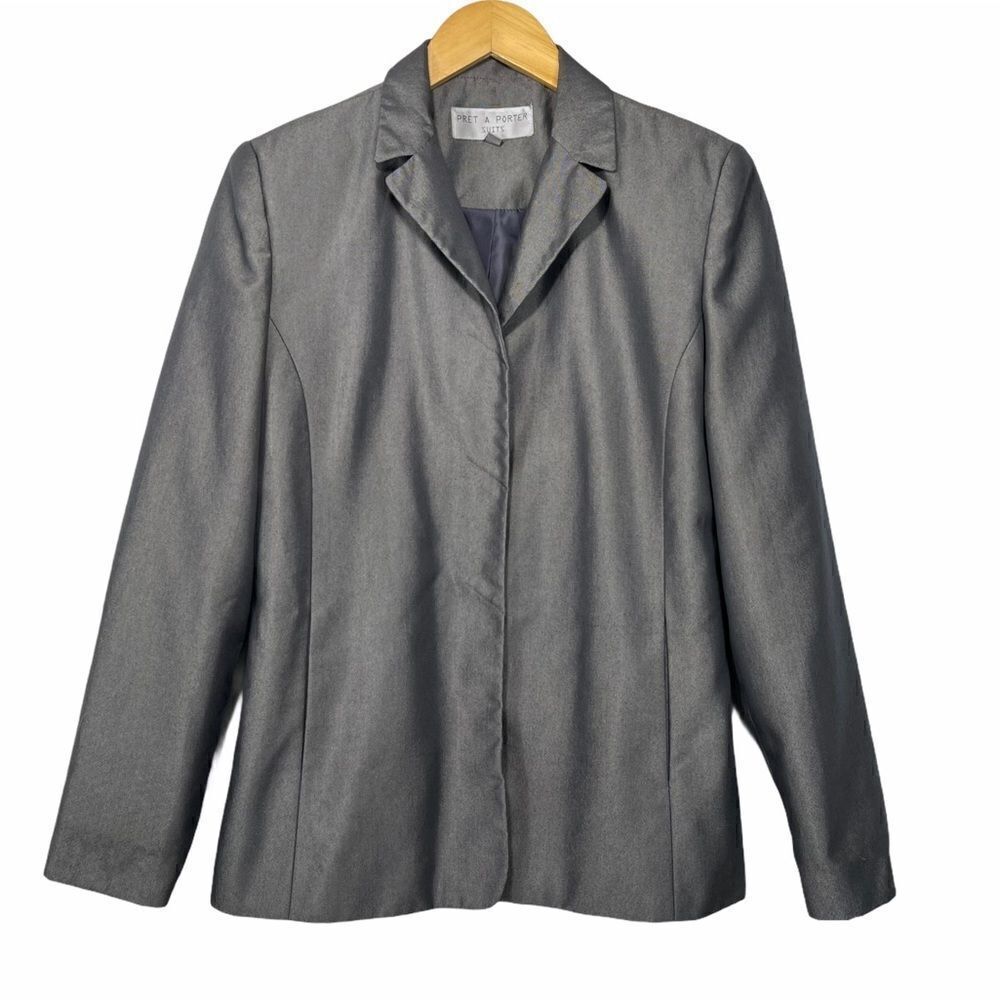 Pret A Porter Grey Button Up Jacket